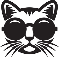 Cat   simple icon. Vector ICON all icon Viktor