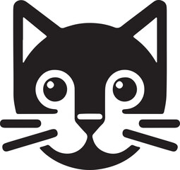 Cat   simple icon. Vector ICON all icon Viktor