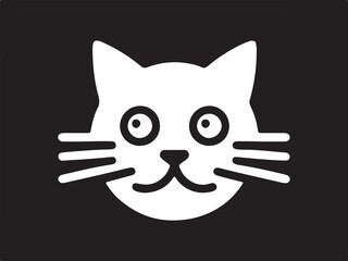 Cat   simple icon. Vector ICON all icon Viktor
