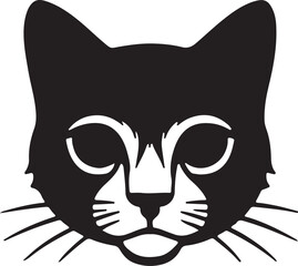 Cat   simple icon. Vector ICON all icon Viktor