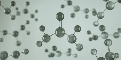 Urea or CH₄N₂O molecule