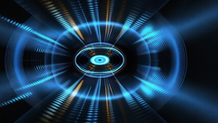 Abstract digital light patterns creating a futuristic backdrop