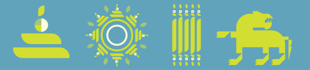 Sak Yant Tattoo Vecter