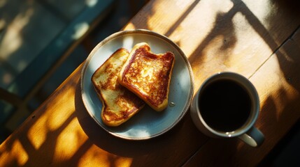Food photography of delicious French toast. french toast. food. fresh berries