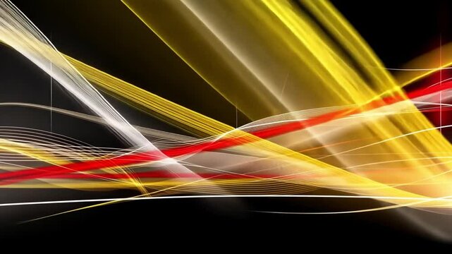 Abstract Colorful Light Trails with Dynamic Motion and Energy Flow, Perfect for Background or Design Use