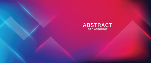 Abstract blue and pink geometric shape futuristic background with pastel colors.