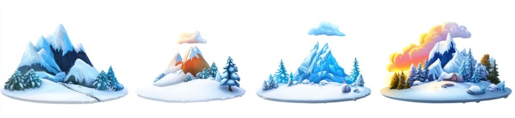 Four Winter Landscapes