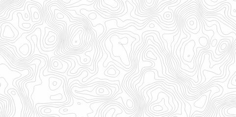 White wave paper curved reliefs abstract background. Lines Topographic contour lines map seamless pattern. Landscape geo topographic map background.	
