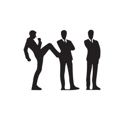 Vector Men Standing Pose Silhouettes Set

Male Silhouette Poses Black and White

Standing Man Vector Outline Collection