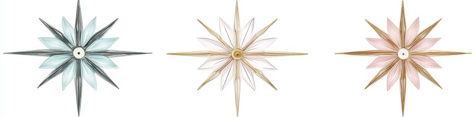 Obraz premium Decorative Starburst Designs
