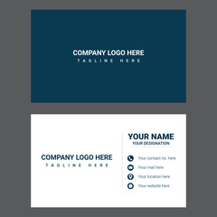 Creative Double-Sided Business Card Mockup for Personal Branding.