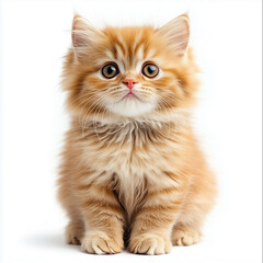 Obraz premium british kitten isolated on white background