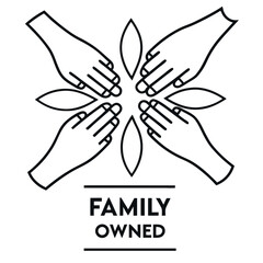 Obraz premium Family Owned Business Vector Design for Microstock.