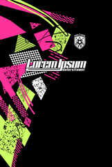 Fabric textile design for Sport t-shirt, Soccer jersey mockup for football club. uniform front view