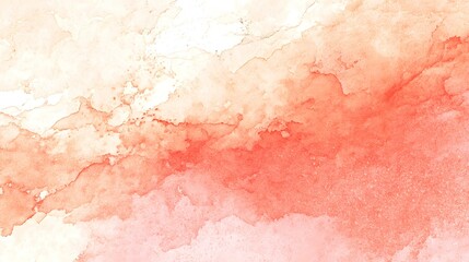 Fototapeta premium Light Coral Watercolor Wash Texture with Delicate Gradient Flow Abstract Art