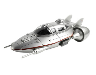 Retro Futuristic Spaceship