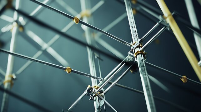 Close-up of a Scaffolding Structure