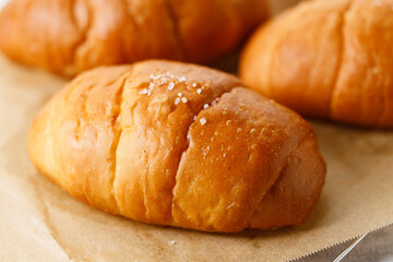 Japanese sea salt butter bread rolls or Shio Pan.
