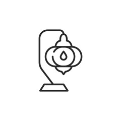 Obraz premium Genie lamp icon. Simple genie lamp icon for social media, app, and web design. Vector illustration