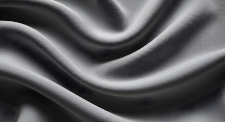 Fototapeta premium Abstract Gray Fabric Creates An Elegant And Serene Soft Texture