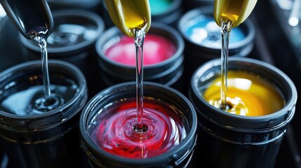 Vibrant Oil Change Flyers Design Template