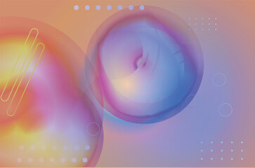 abstract background with circles