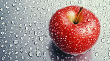 Nature's refreshing red apple
