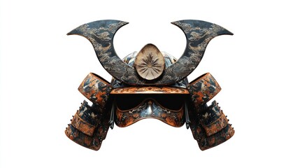 Detailed Samurai Helmet