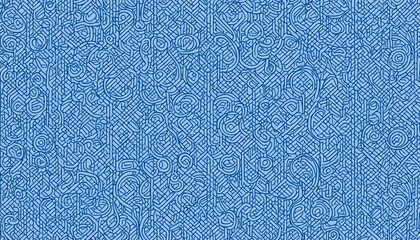 Abstract Guilloche Pattern in Blue for Business Layout and Formal Document Design