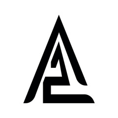 Az letter logo creative modern alphabet logo.