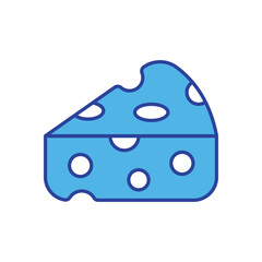 Cheese icon vector stock illustration
