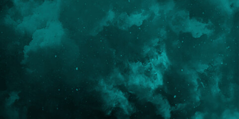 Obraz premium grunge stained blue paper texture close up, abstract blue watercolor painting textured. Freeze motion of dust splash Abstract background . Texture Banner With Space For Text, dark blue background . 