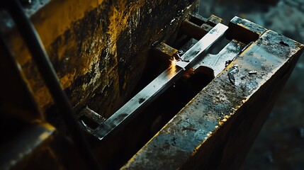 Metalworking Process in an Industrial Setting