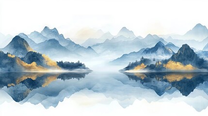 lake in the mountains