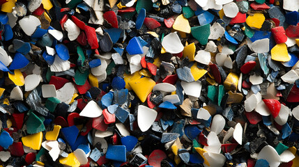 Recycled Plastic: Colorful Chips