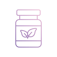 Herbal Supplements icon vector stock illustration