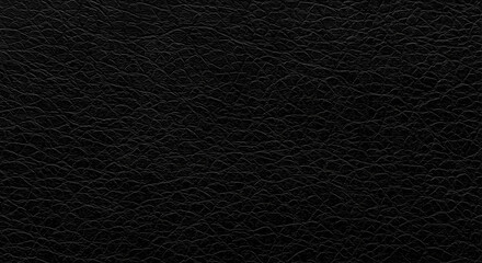 Sophisticated Black Leather Texture Background for Luxury and Design Projects