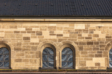 Exterior of Sankt Adolfus church in Dusseldorf
