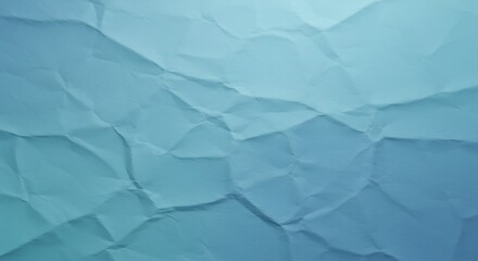Obraz premium 青色シワ紙 穏やか質感背景