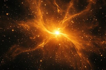 Obraz premium 抽象宇宙星云爆炸