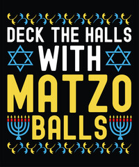 Hanukkah t-shirt design.