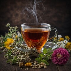 You’ve just discovered a magical blend of herbal tea that enhances creativity. What herbs or flowers are in it, what does it taste like, and what effect does it have on you after sipping it?