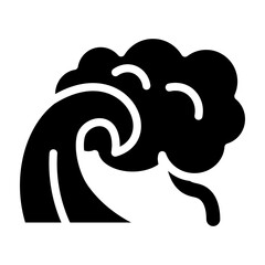 Brainstorming Vector Glyph Icon Design