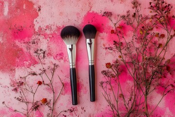 paint brush and paint