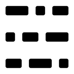 Menu Vector Glyph Icon Design