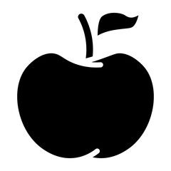 Apple Vector Glyph Icon Design