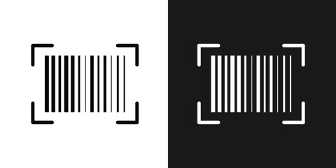 Barcode isolated on white background, Code stripes sticker, Barcode labels, customers qr code, Simple fake bar code, Bar code for web design, Barcode product distribution icon in eps 10.