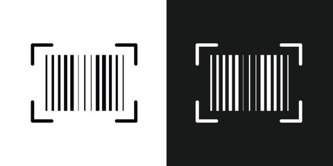 Barcode isolated on white background, Code stripes sticker, Barcode labels, customers qr code, Simple fake bar code, Bar code for web design, Barcode product distribution icon in eps 10.
