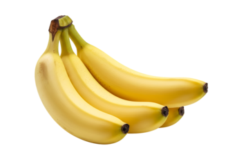 Fresh Ripe Bananas: High-Quality Image for Your Project transparent background