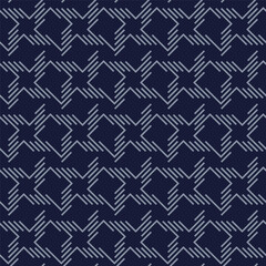 Fototapeta premium Seamless pattern of geometric elements. Abstract composition of random parallel elements. Background for textiles, textures, prints, wallpapers, clothes and interior, Idea for creative design